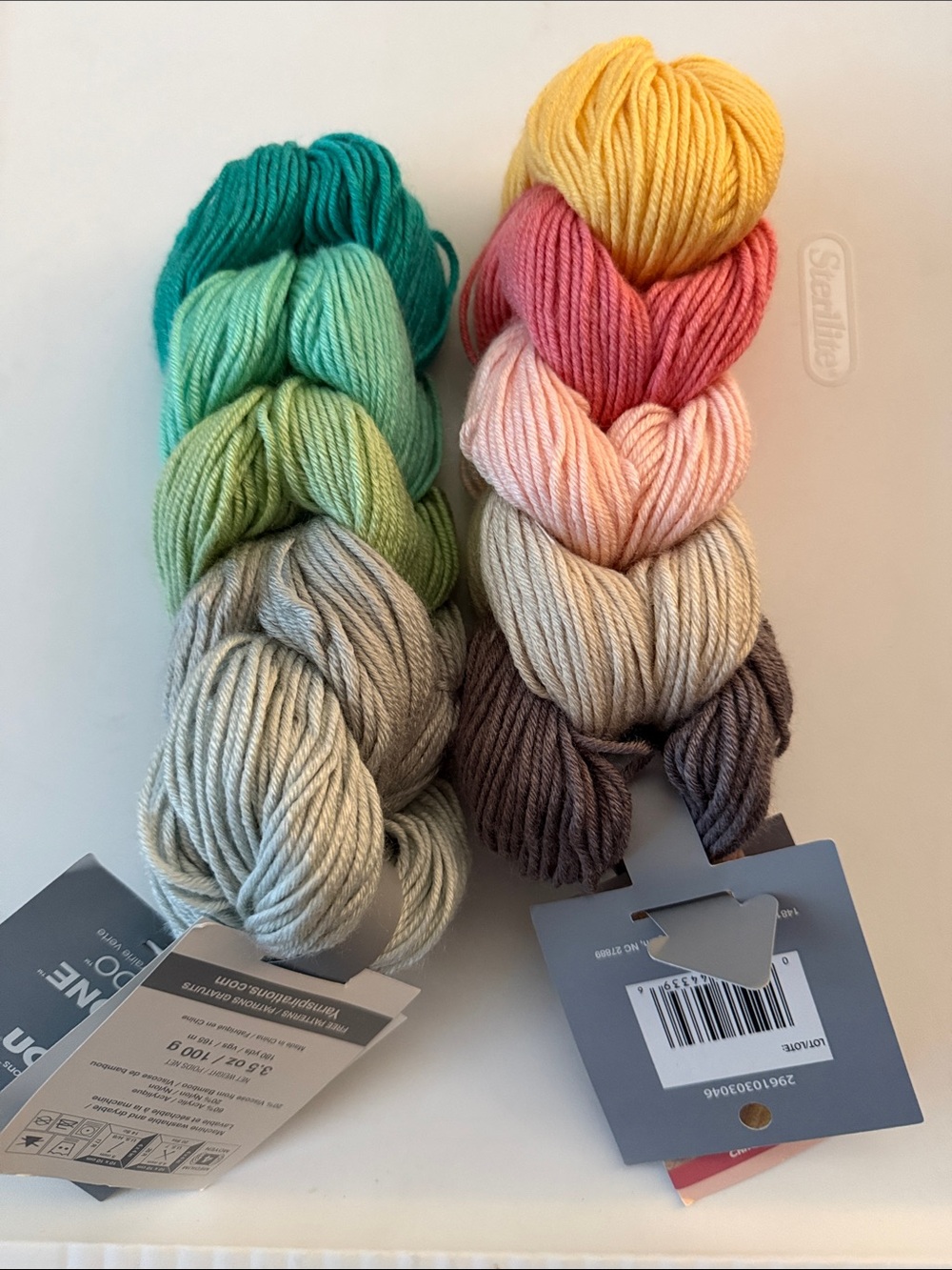Hand-Dyed Gradient Yarn Skeins - Multi Color